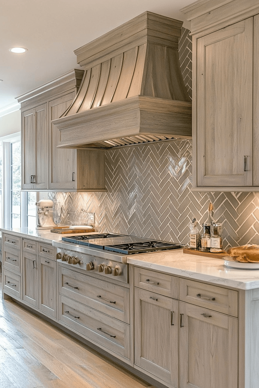 29 Herringbone Backsplash Ideas That Make Your Space Feel Inspired 5 herringbone backsplash