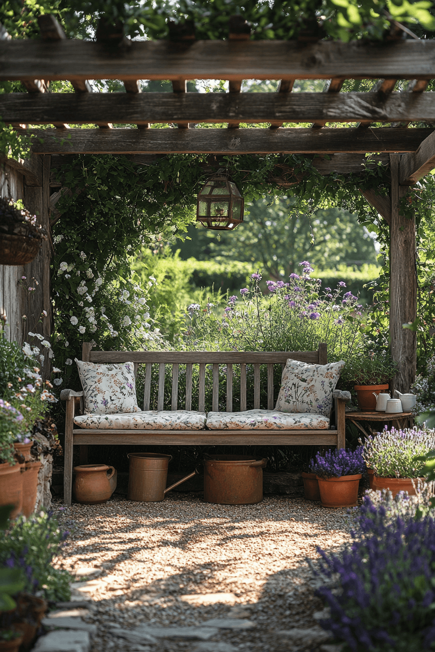 29 Vintage Garden Decor Inspirations To Create A Peaceful Backyard Escape 6 vintage garden decor