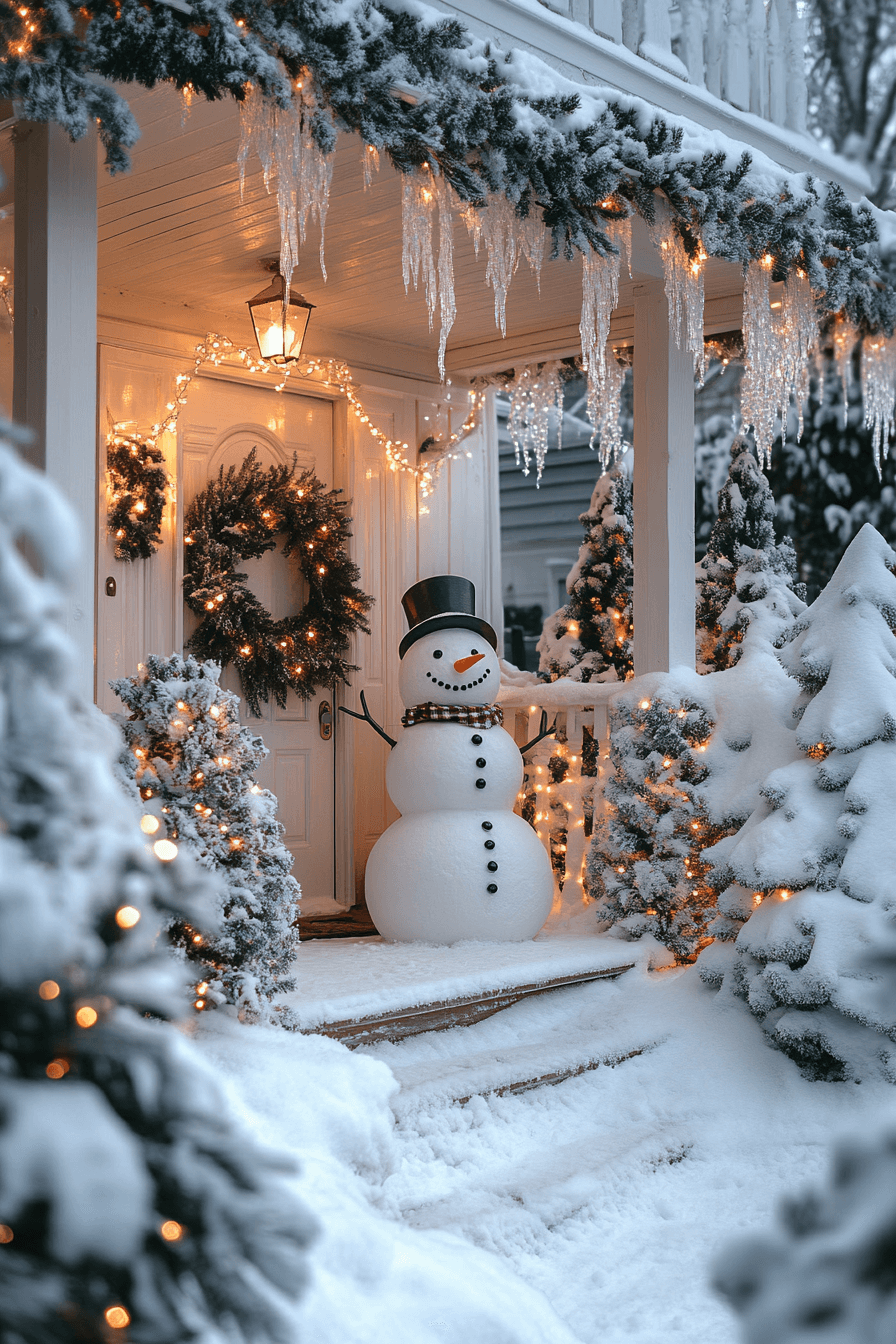 29 Christmas Porch Decor Ideas For A Bright Joy Filled Holiday Look 6 christmas porch decor