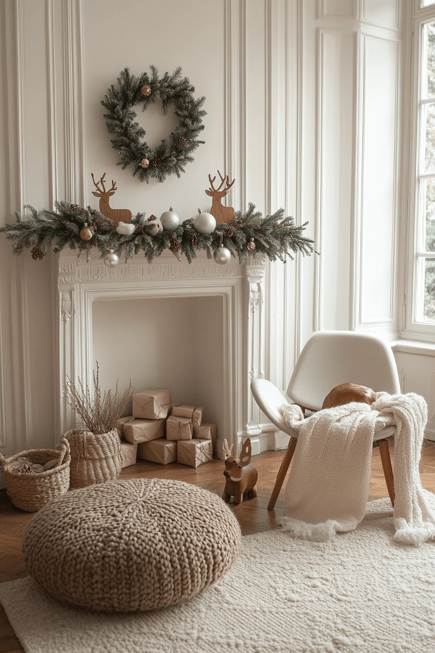 29 Christmas Mantel Decor Ideas For A Stunning Festive Fireplace Style 6 christmas mantel decor