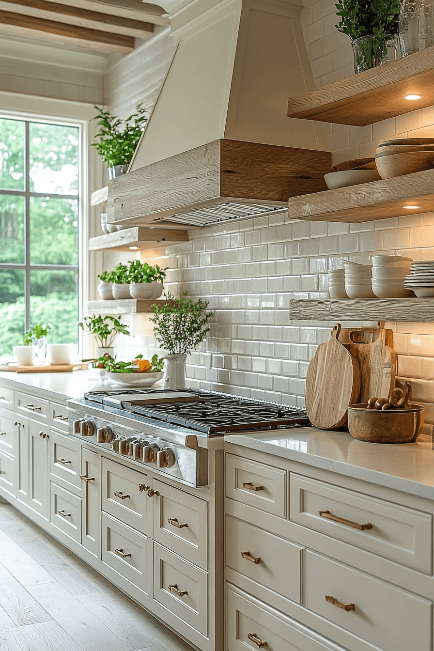 29 White Backsplash Kitchen Ideas That Spark Happy Modern Energy 6 white backsplash kitchen
