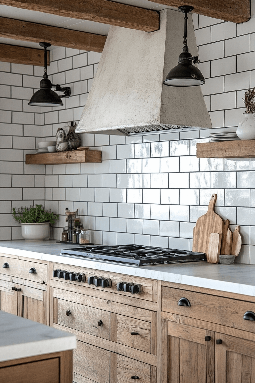 29 Farmhouse Backsplash Ideas That Radiate Classic Country Style 7 farmhouse backsplash