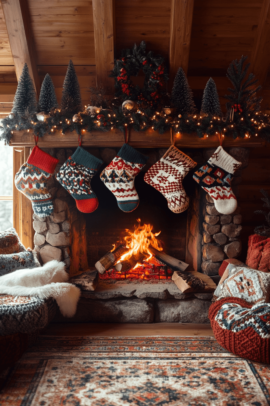 29 Christmas Fireplace Decor Ideas For A Warm Merry Hearth Display 7 christmas fireplace decor