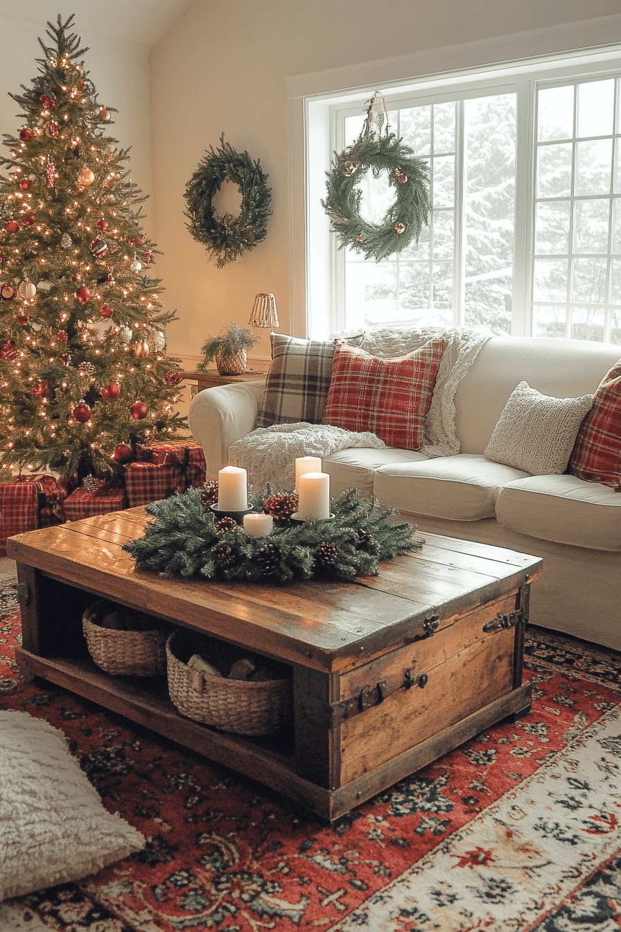 29 Farmhouse Christmas Decor Ideas for the Coziest Holiday Ever 7 farmhouse christmas decor ideas