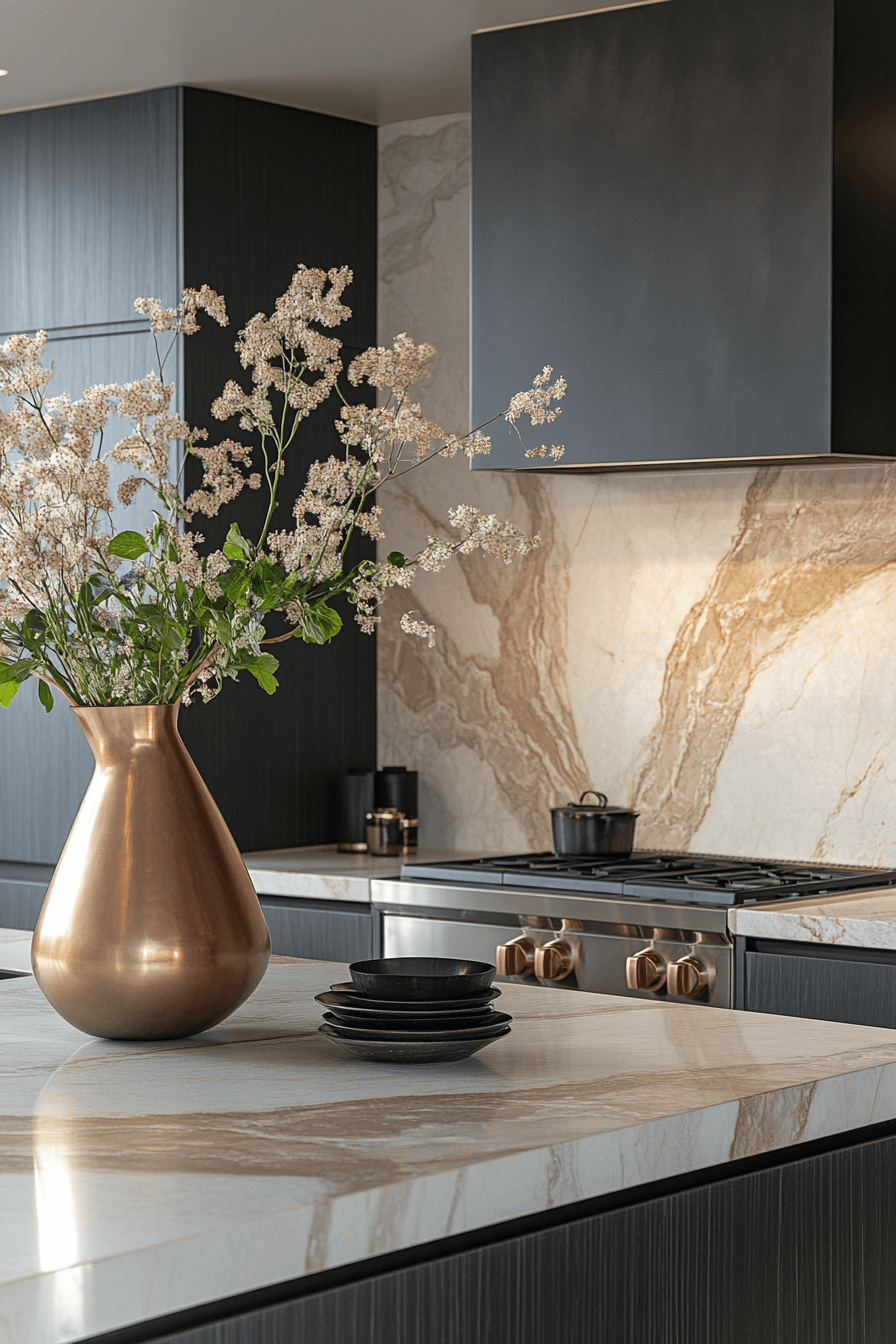 29 Marble Backsplash Inspirations To Create A Bright Modern Space 7 marble backsplash