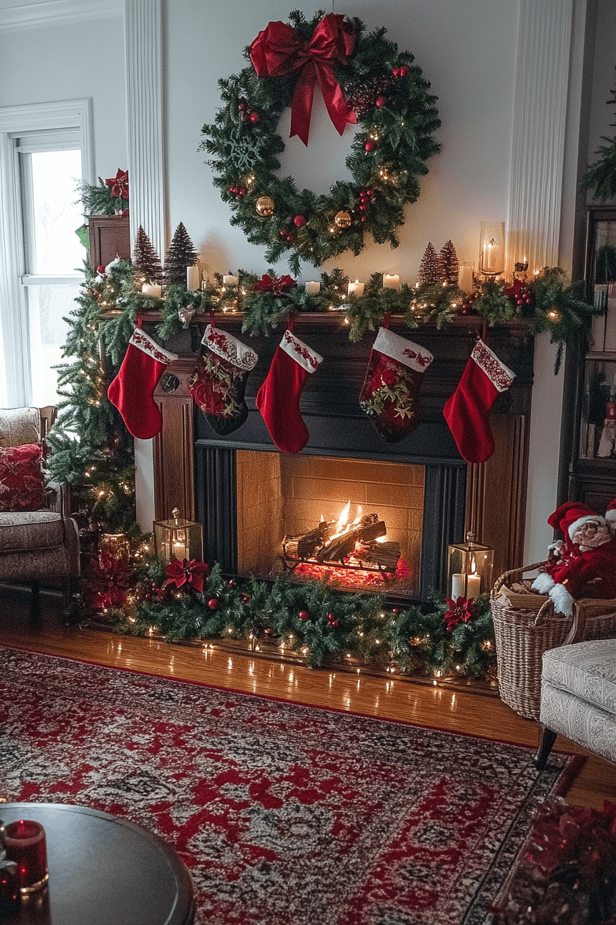 29 Christmas Mantel Decor Ideas For A Stunning Festive Fireplace Style 7 christmas mantel decor