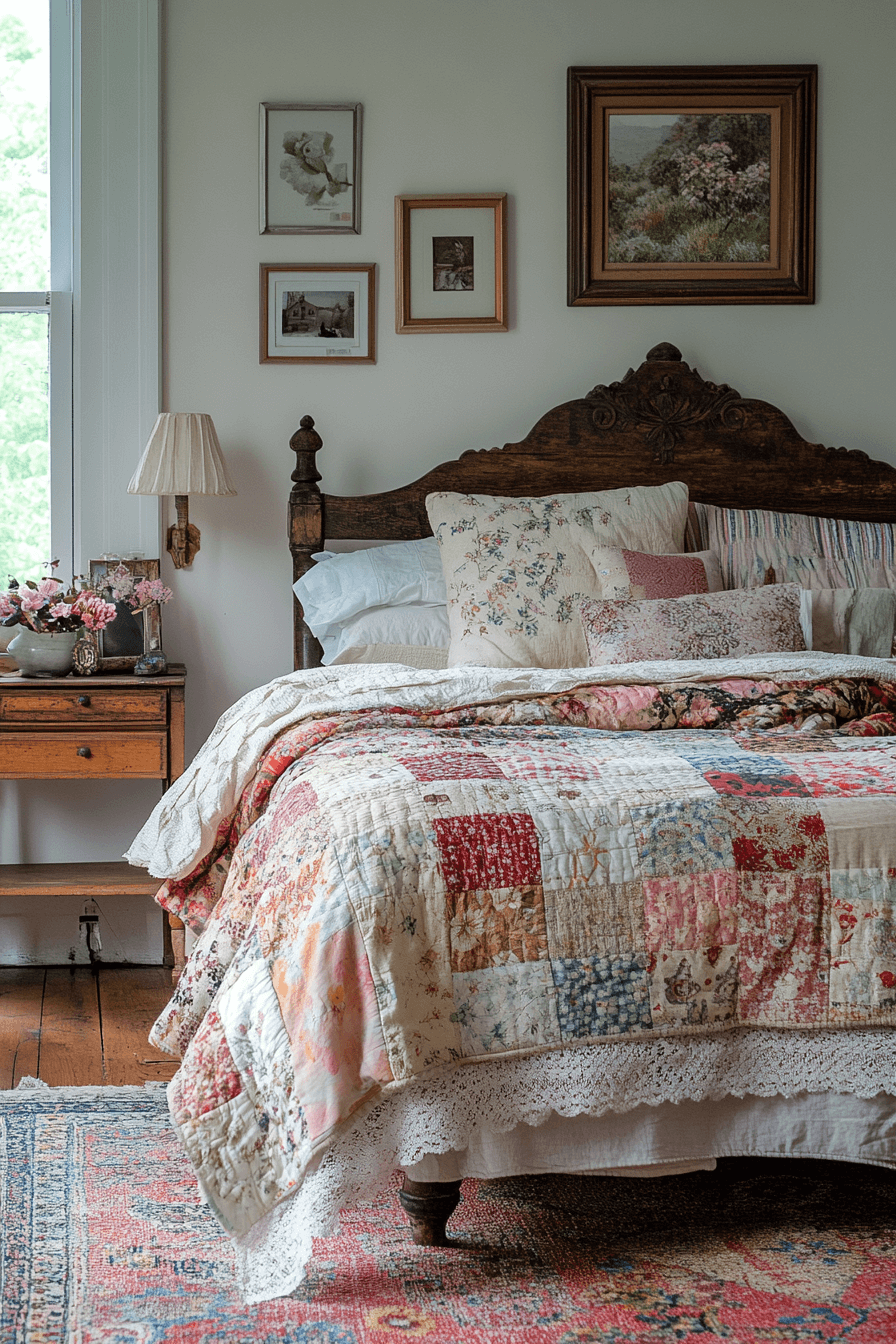 29 Vintage Farmhouse Bedroom Designs To Inspire Charming Cozy Interiors 8 vintage farmhouse bedroom