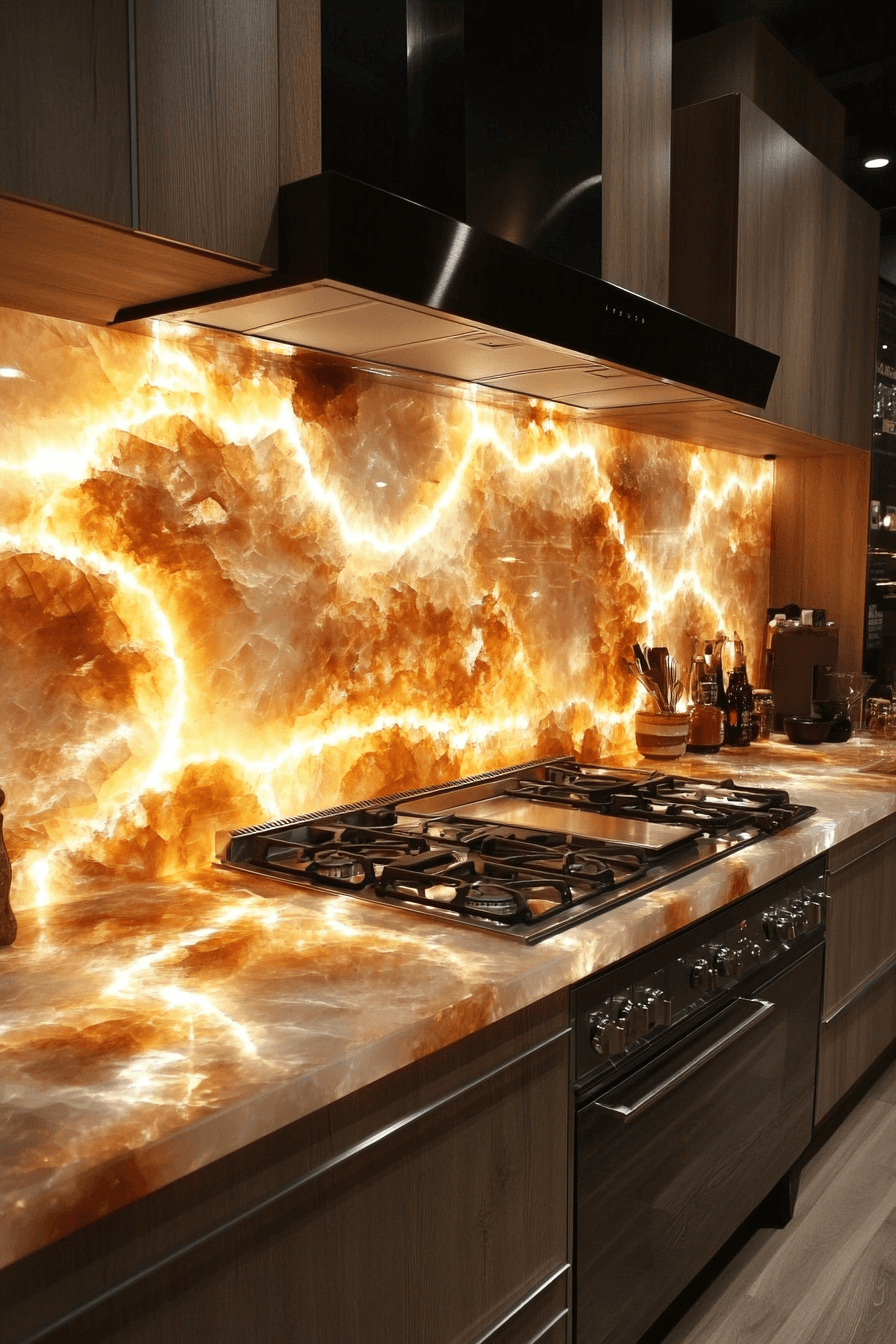 29 Stone Backsplash Kitchen Designs To Bring Texture And Tranquility Together 8 stone backsplash kitchen