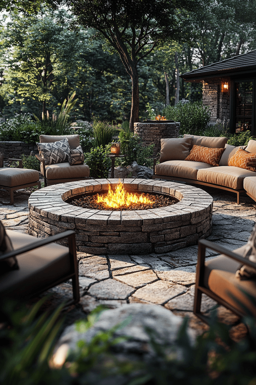 29 Backyard Fire Pit Ideas Lounge Areas That Make Evenings Feel Magical 8 backyard fire pit ideas lounge areas
