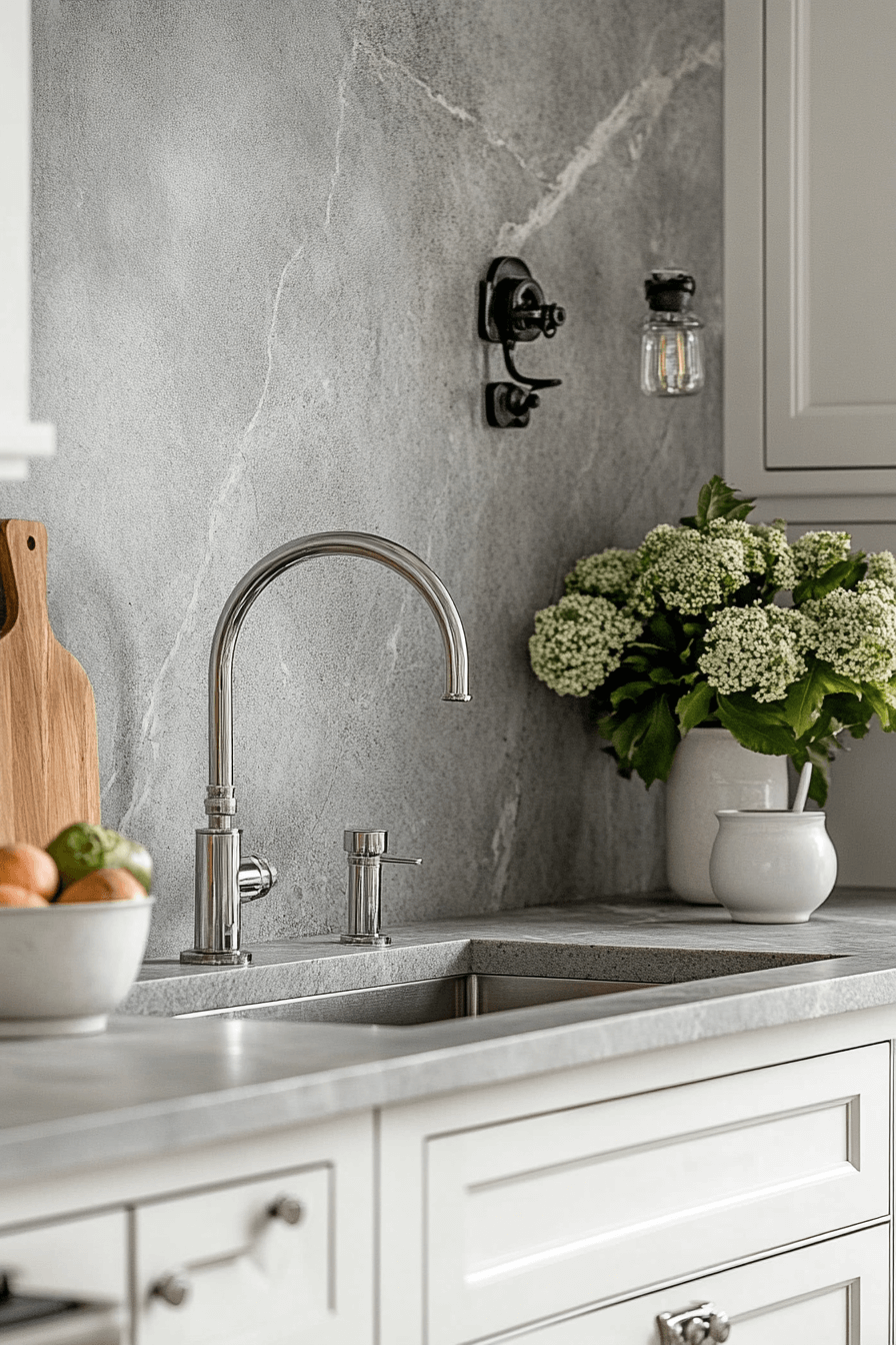 29 Marble Backsplash Inspirations To Create A Bright Modern Space 8 marble backsplash