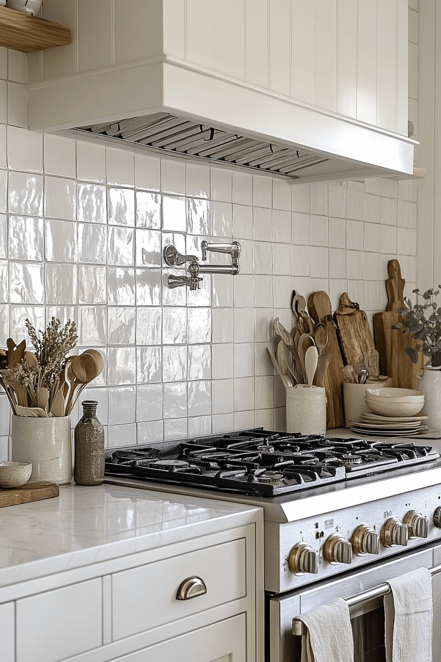 29 White Backsplash Kitchen Ideas That Spark Happy Modern Energy 8 white backsplash kitchen