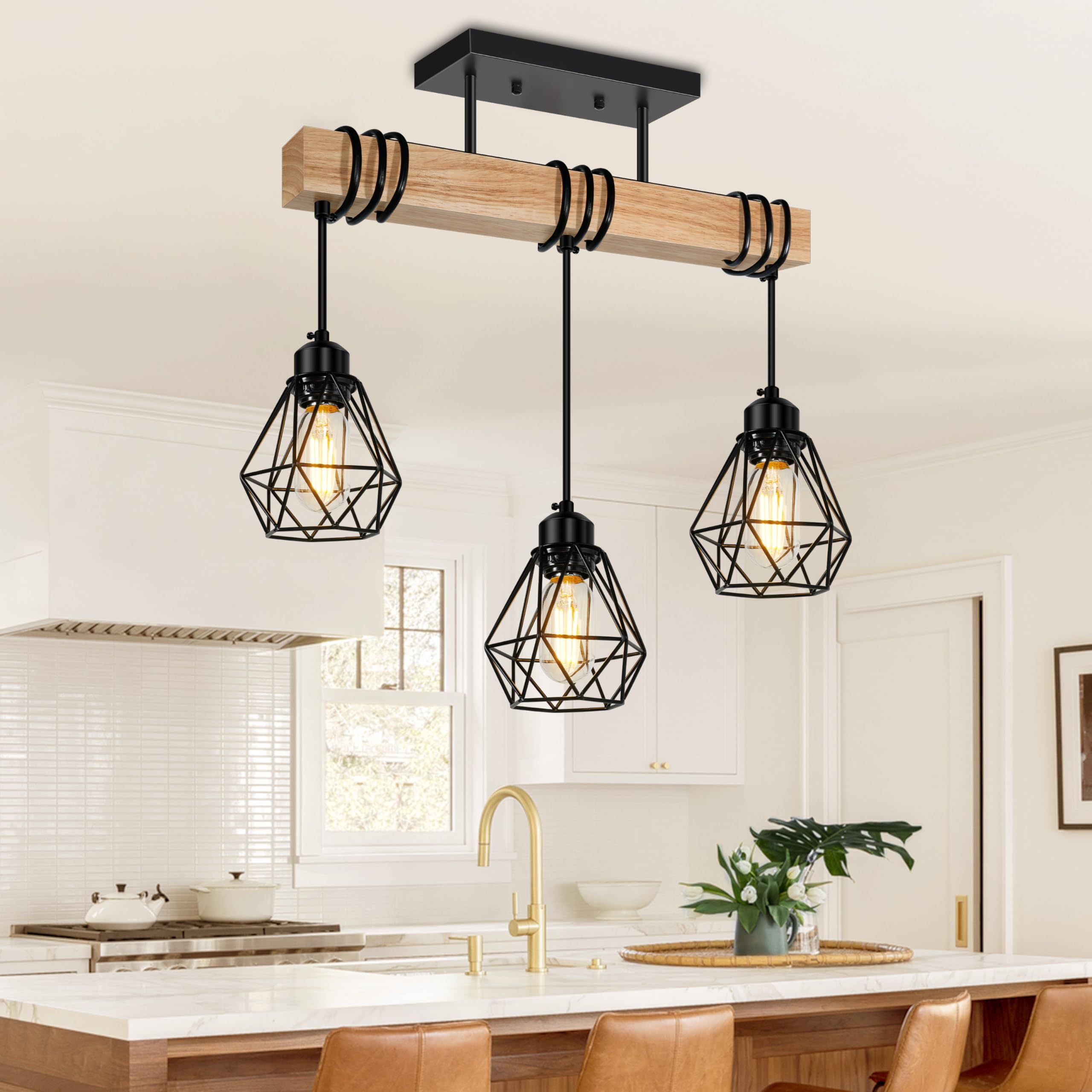 25 Kitchen Island Lighting Ideas That Actually Light the Counter 8 kitchen island lighting