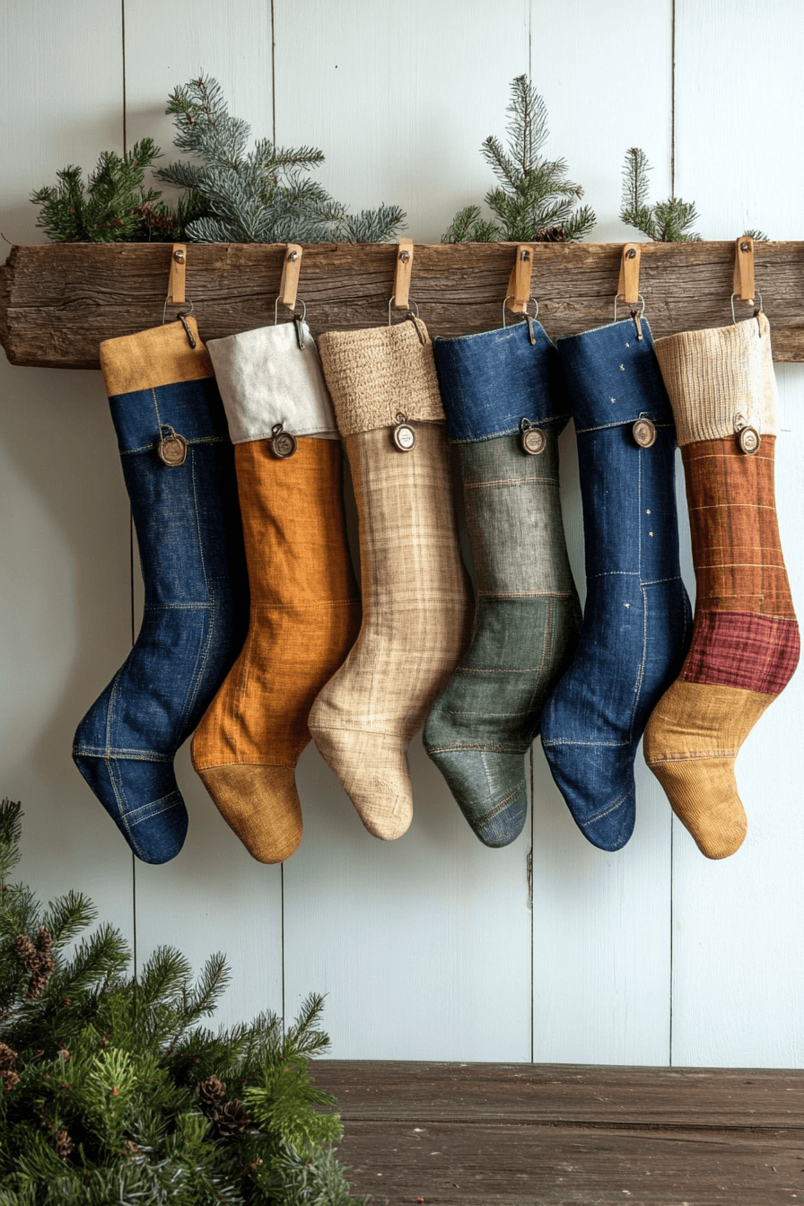 29 Stocking Decorating Ideas That Make Your Mantel Shine Bright 9 stocking decorating ideas