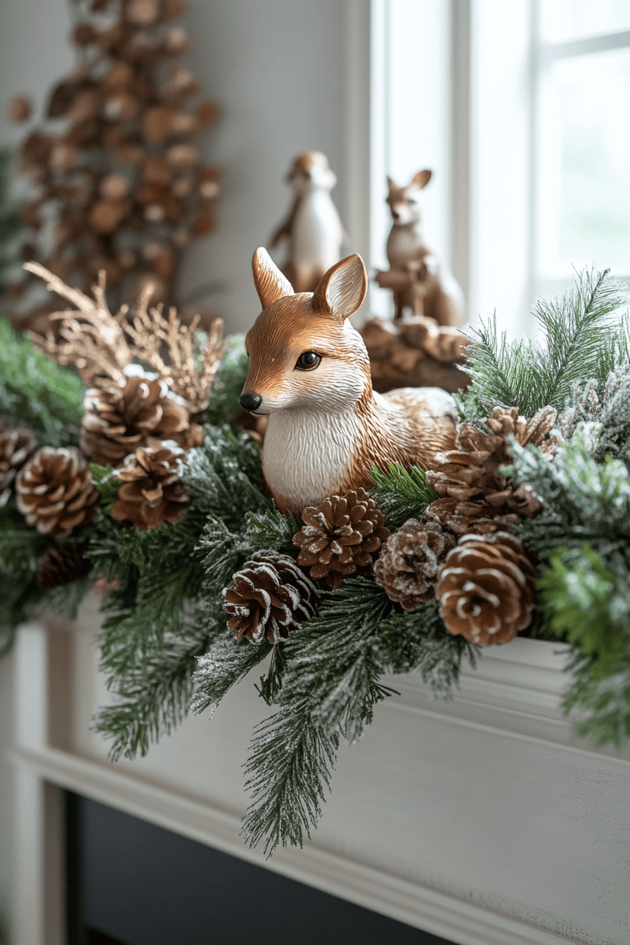 29 Christmas Mantel Decor Ideas For A Stunning Festive Fireplace Style 9 christmas mantel decor