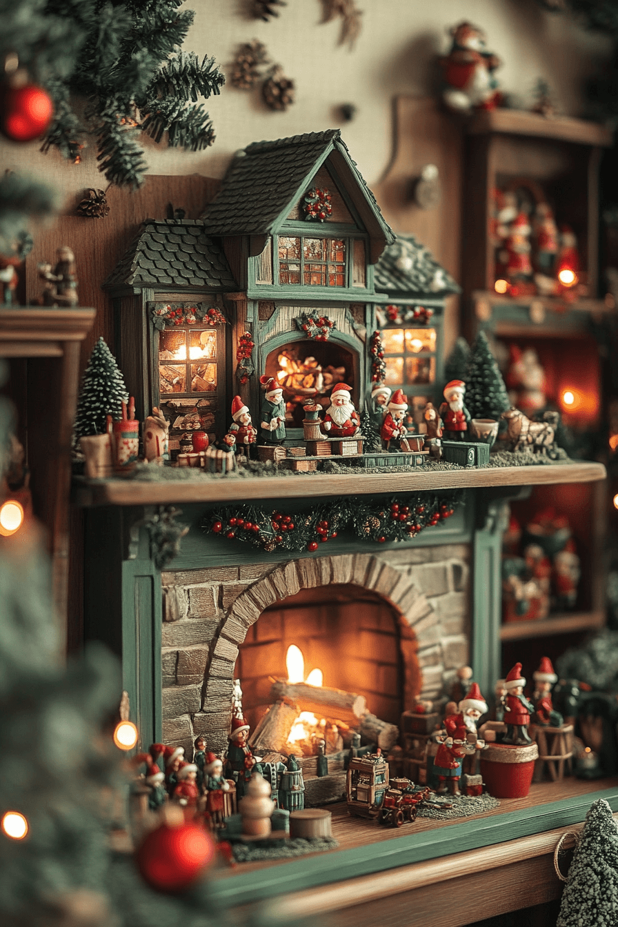 29 Christmas Fireplace Decor Ideas For A Warm Merry Hearth Display 9 christmas fireplace decor