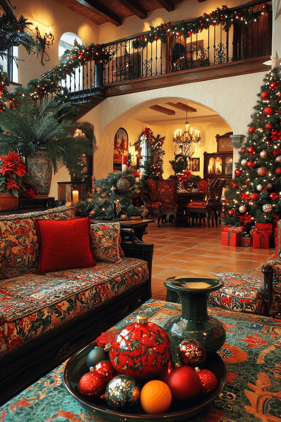 european style christmas decor