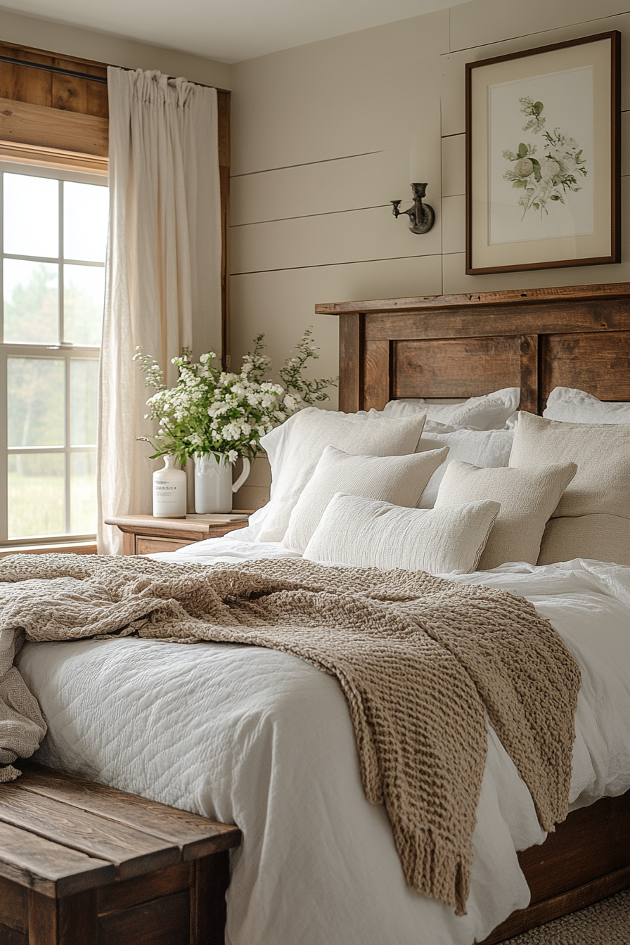 29 Vintage Farmhouse Bedroom Designs To Inspire Charming Cozy Interiors 27 vintage farmhouse bedroom