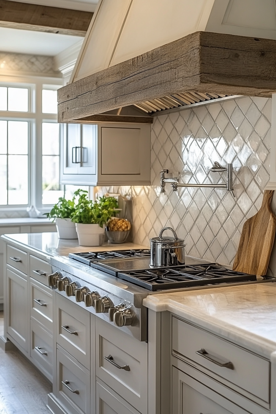 29 Farmhouse Backsplash Ideas That Radiate Classic Country Style 29 farmhouse backsplash