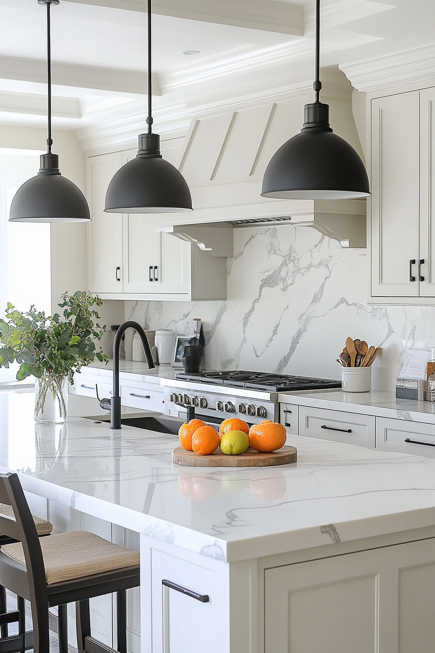 29 White Backsplash Kitchen Ideas That Spark Happy Modern Energy 12 white backsplash kitchen