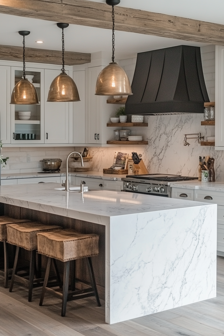 29 White Marble Countertops That Add Instant Elegance to Any Space 9 white marble countertops