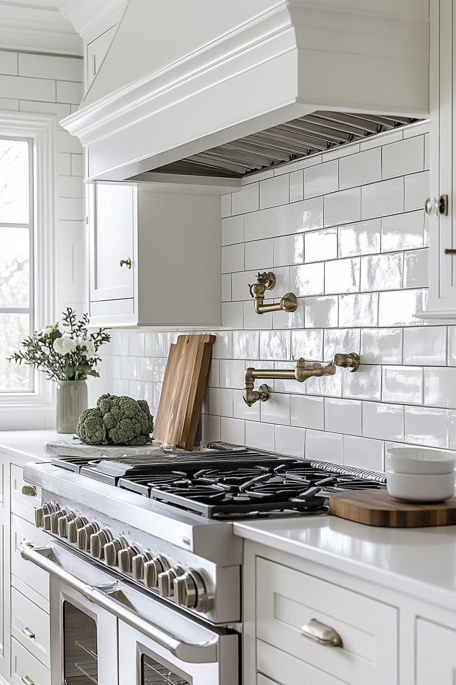 29 White Backsplash Kitchen Ideas That Spark Happy Modern Energy 24 white backsplash kitchen