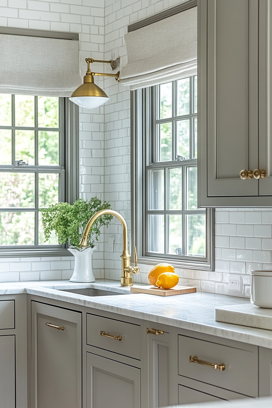 29 Brick Backsplash Kitchen Ideas That Capture Effortless Farmhouse Appeal 9 brick backsplash kitchen