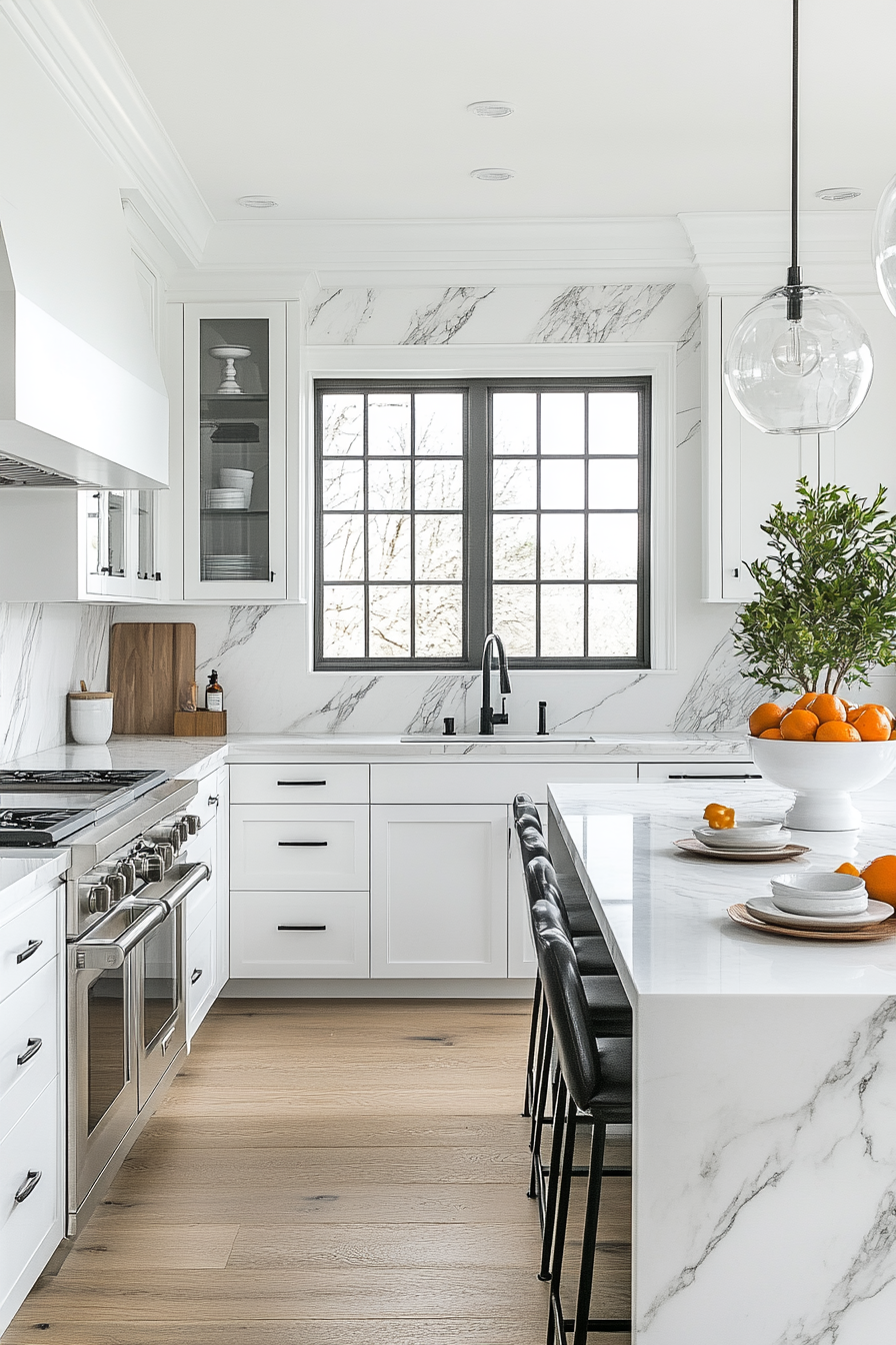 29 White Marble Countertops That Add Instant Elegance to Any Space 6 white marble countertops