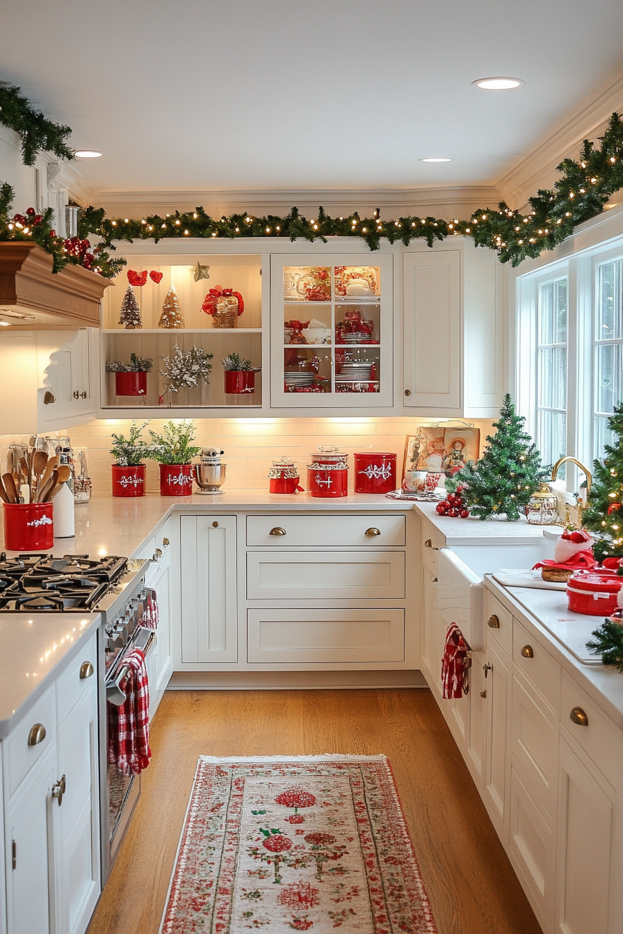 29 Christmas Kitchen Decor Ideas For A Bright Joy Filled Holiday Look 20 christmas kitchen decor