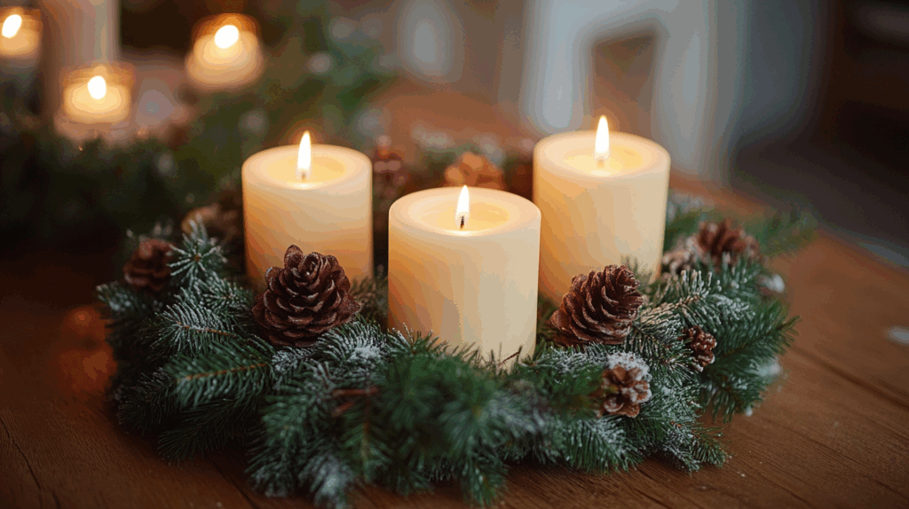 29 Christmas Candle Decor Ideas For A Dreamy Magical Christmas Atmosphere 4 christmas candle decor ideas