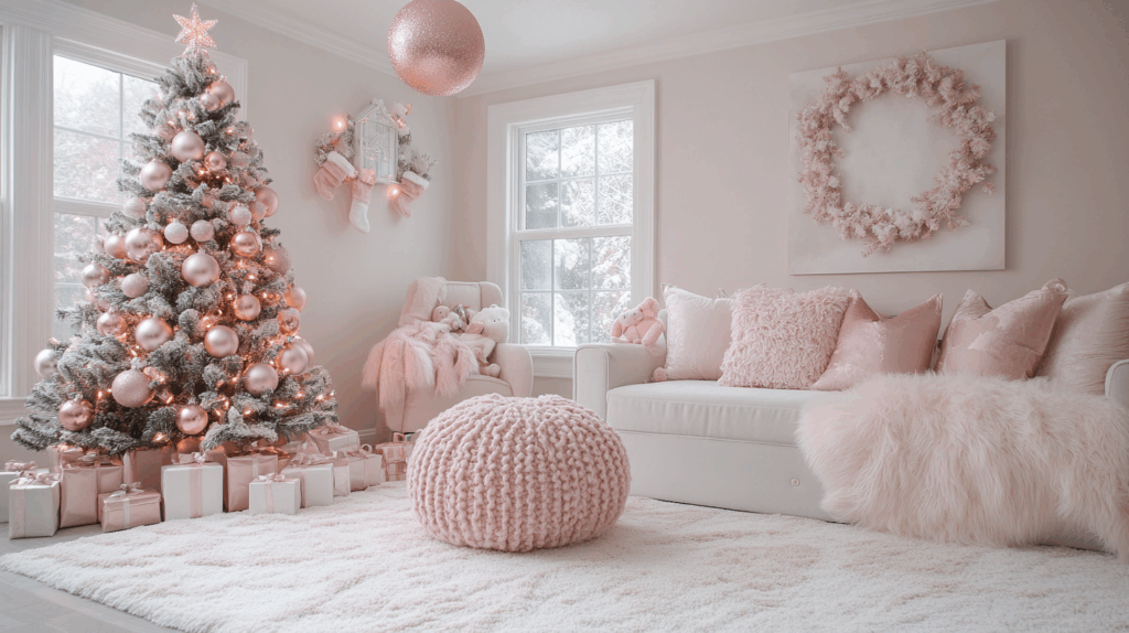 29 Rose Gold Christmas Decor Ideas For A Dreamy Sparkle Filled Celebration 3 rose gold christmas decor ideas