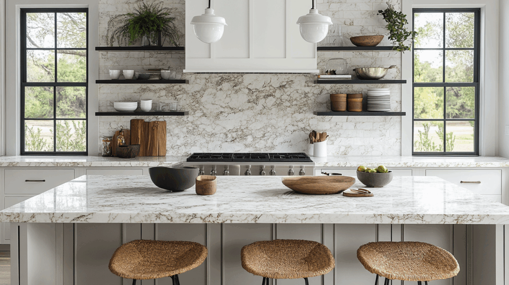 29 Stone Backsplash Kitchen Designs To Bring Texture And Tranquility Together 8 stone backsplash kitchen