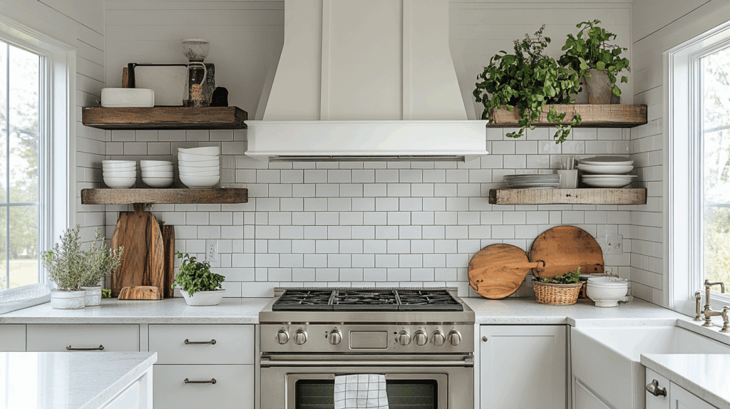 29 White Backsplash Kitchen Ideas That Spark Happy Modern Energy 5 white backsplash kitchen