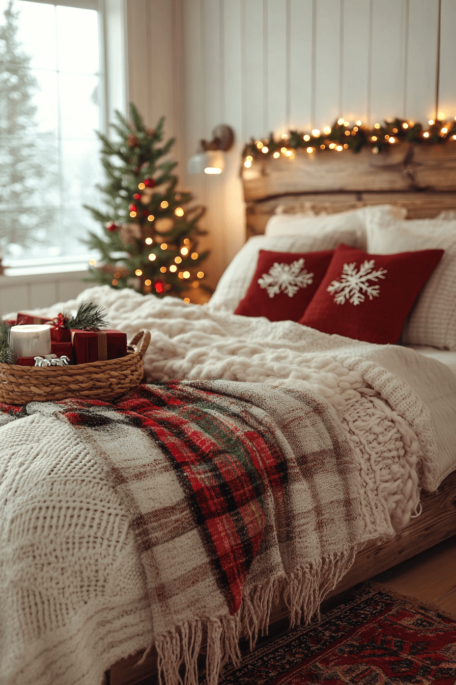 29 Christmas Bedroom Decor Ideas for a Cozy & Festive Retreat 1