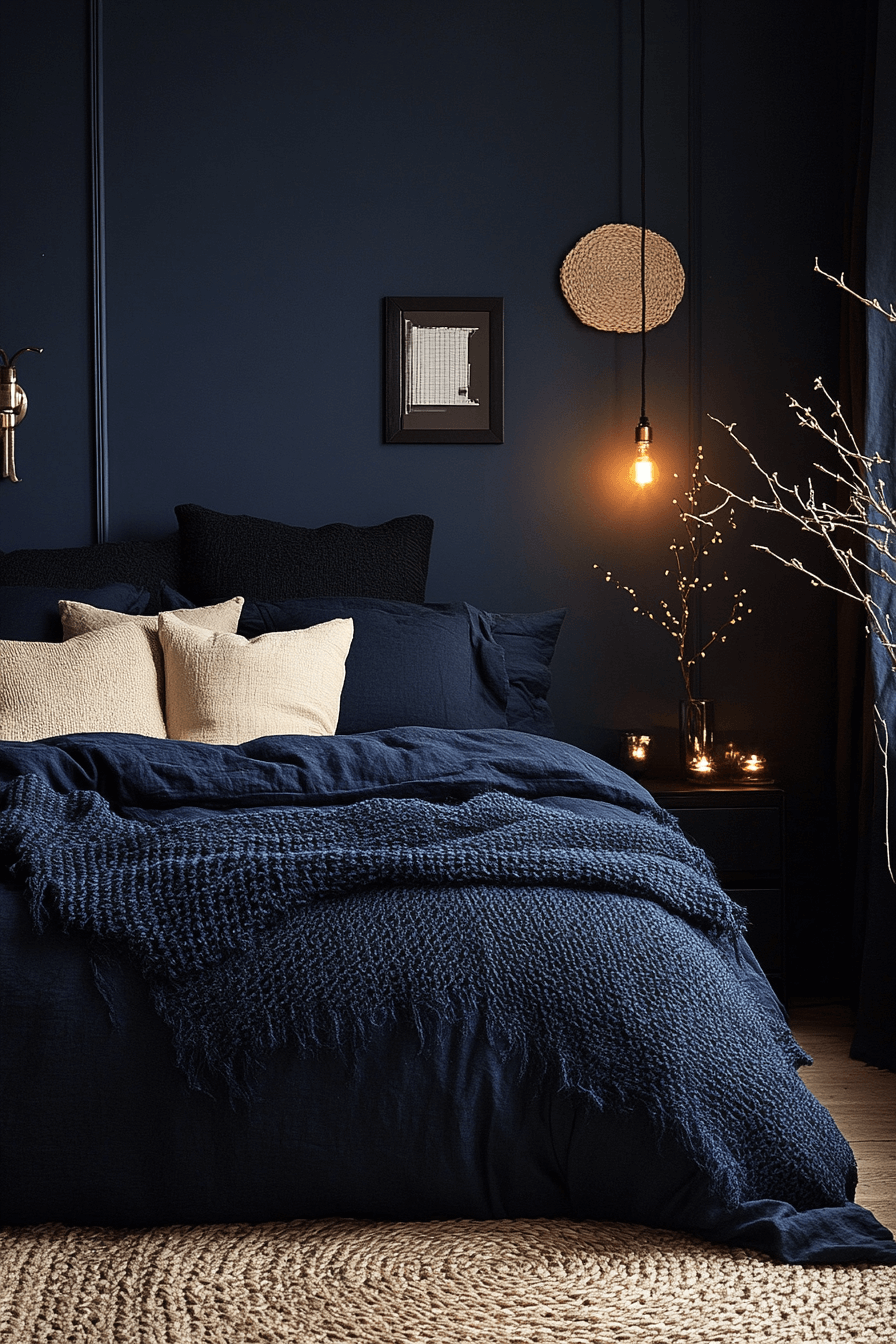 29 Dark Cozy Bedroom Ideas for a Peaceful Nighttime Retreat 1