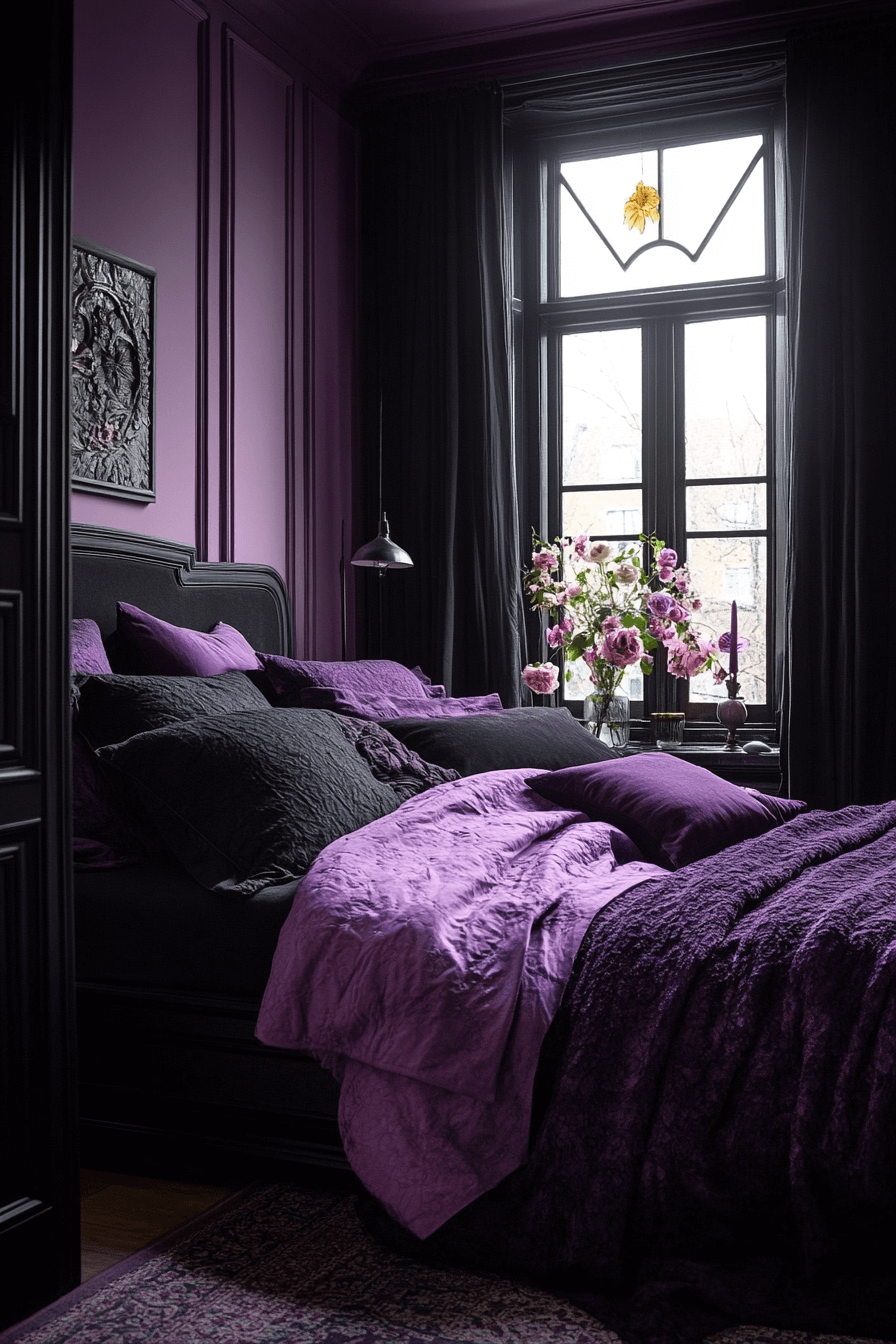 29 Dark Cozy Bedroom Ideas for a Peaceful Nighttime Retreat 12