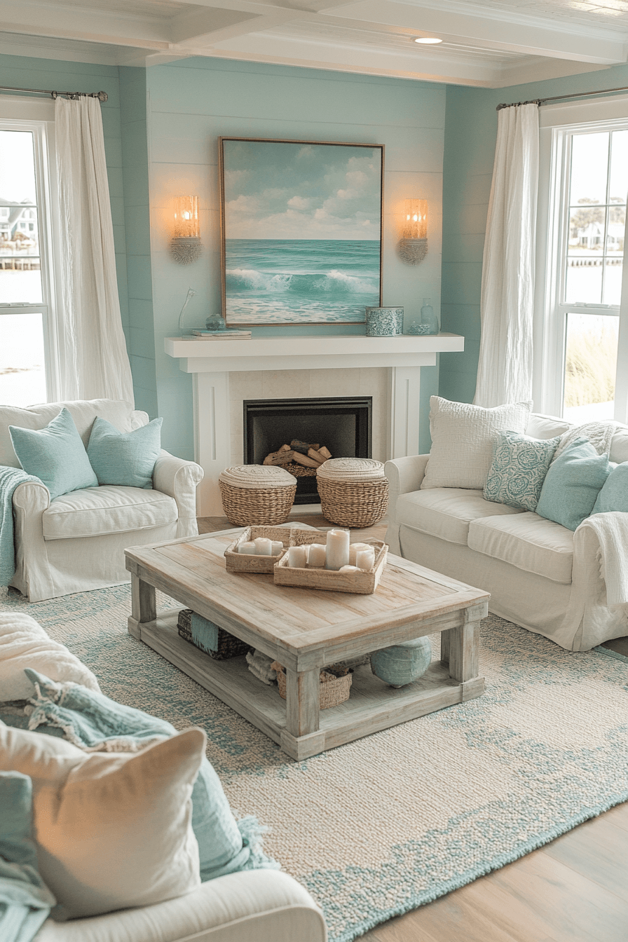 29 Cozy Coastal Living Room Ideas That Feel Fresh and Inviting 12