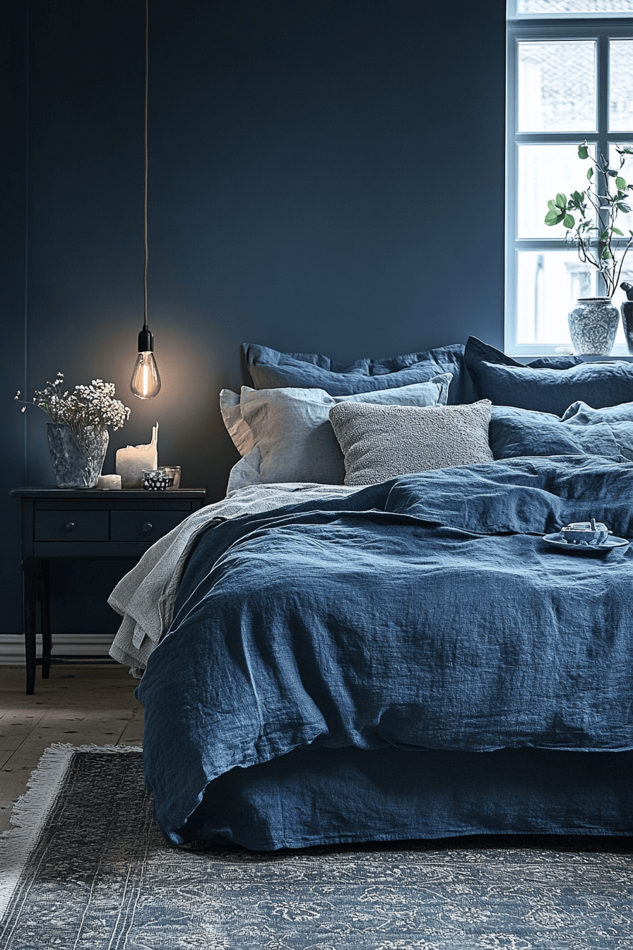 29 Dark Cozy Bedroom Ideas for a Peaceful Nighttime Retreat 13