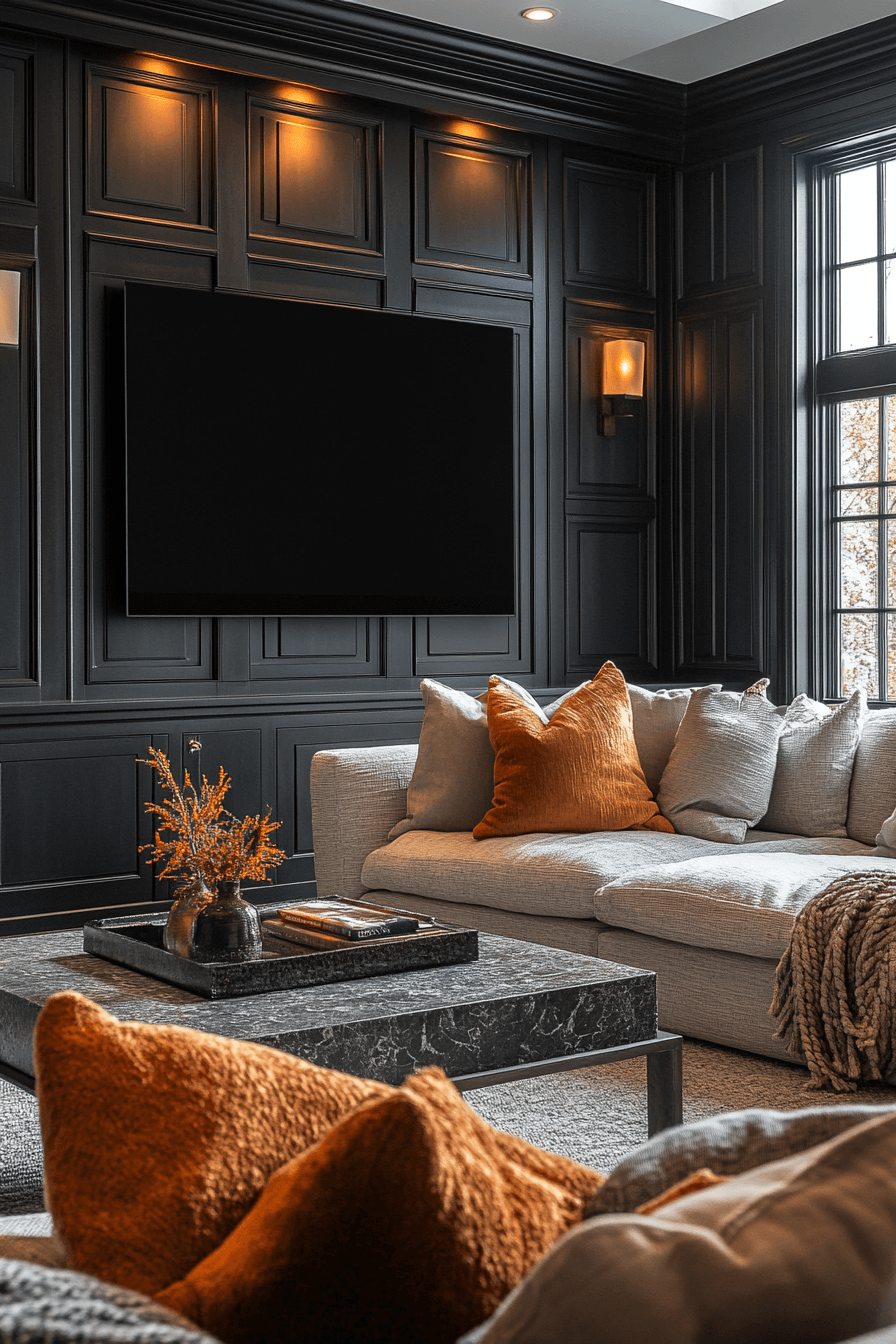 29 Dark Cozy Living Room Ideas That Make Moody Feel Welcoming 15