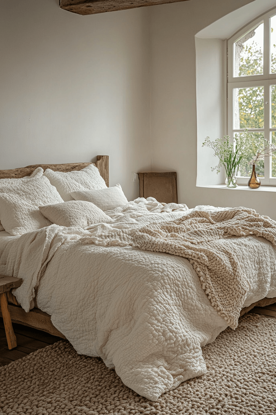 29 Cozy Neutral Bedroom Ideas That Feel Light and Comforting 17