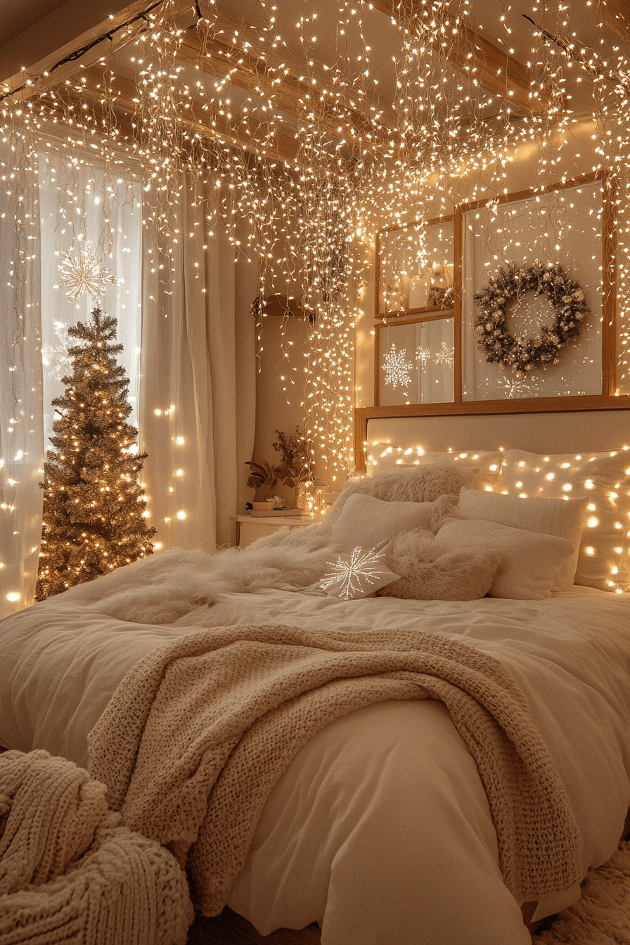 29 Christmas Bedroom Decor Ideas for a Cozy & Festive Retreat 17