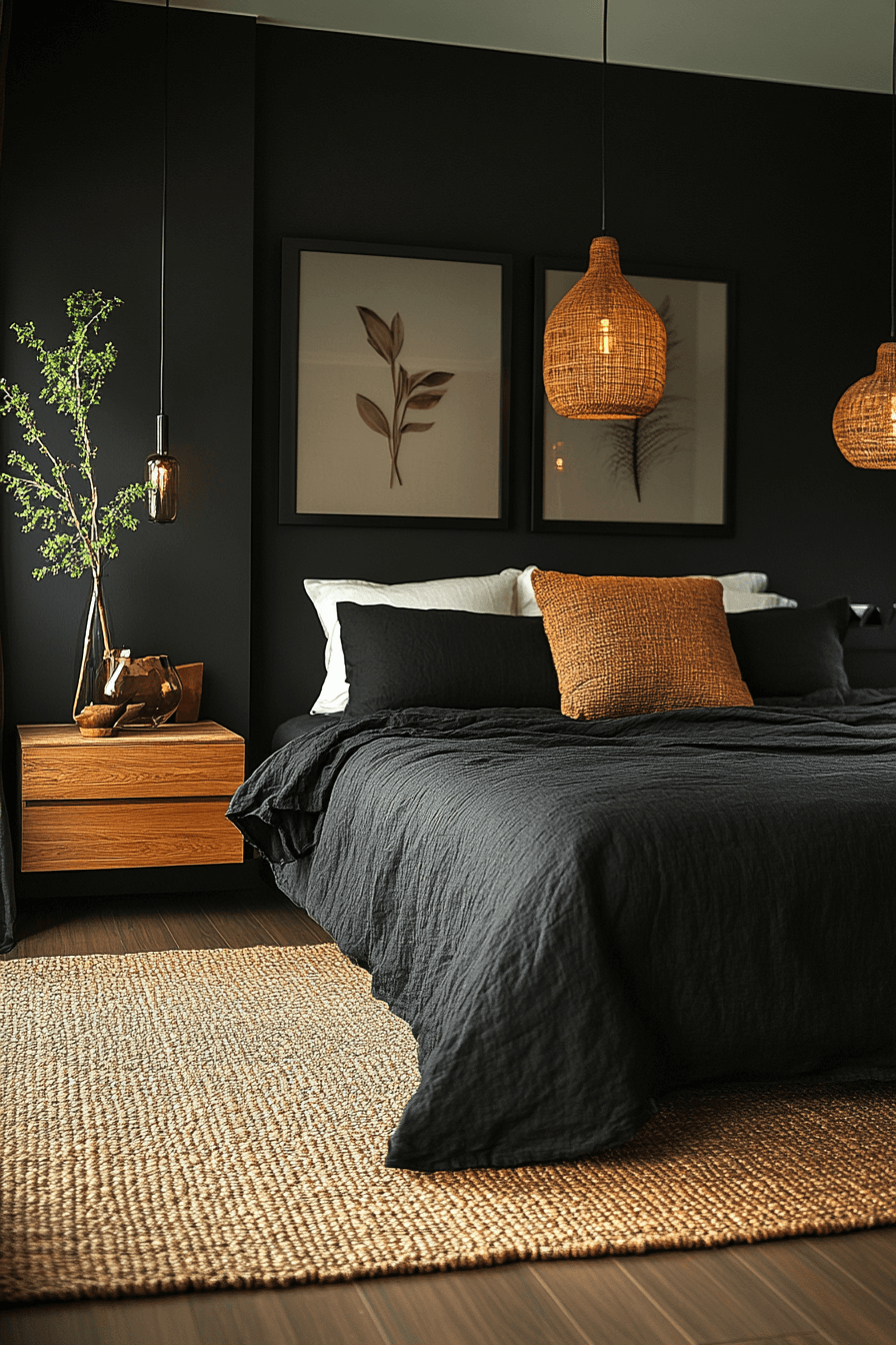 29 Dark Cozy Bedroom Ideas for a Peaceful Nighttime Retreat 18
