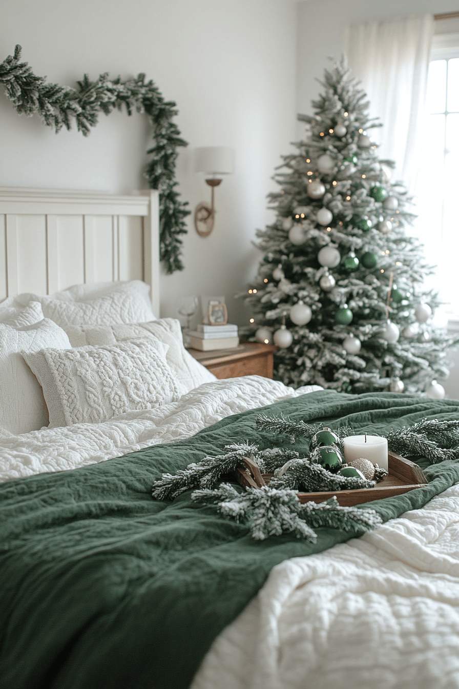 29 Christmas Bedroom Decor Ideas for a Cozy & Festive Retreat 20