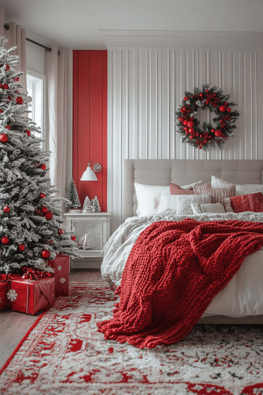 29 Christmas Bedroom Decor Ideas for a Cozy & Festive Retreat 21