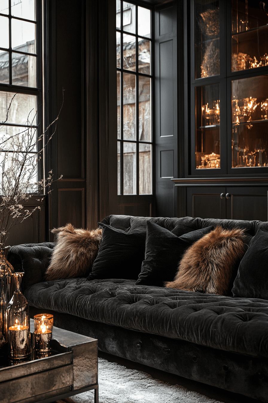 29 Dark Cozy Living Room Ideas That Make Moody Feel Welcoming 21