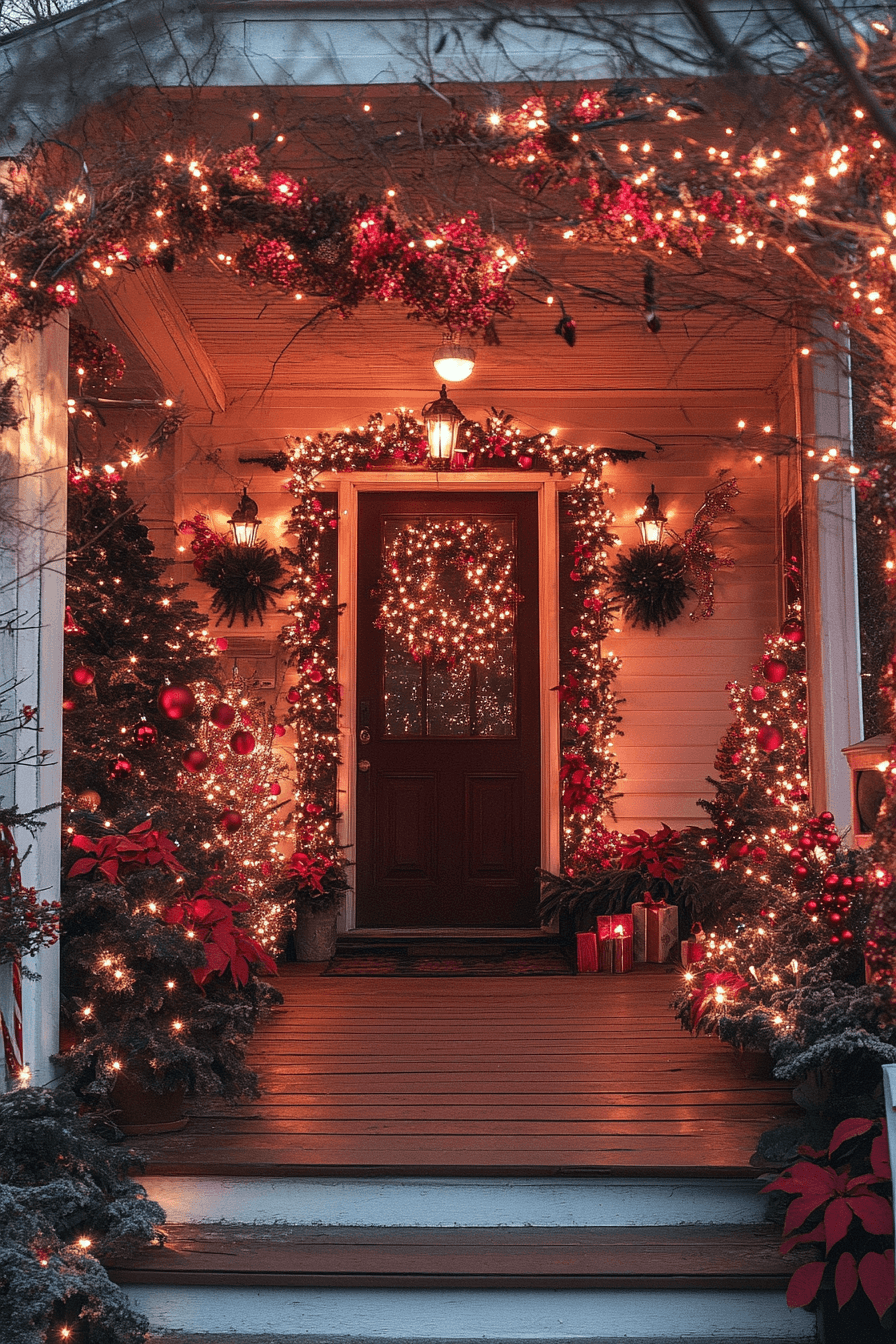 29 Christmas Porch Decorating Ideas to Welcome the Holidays in Style 🌟 23