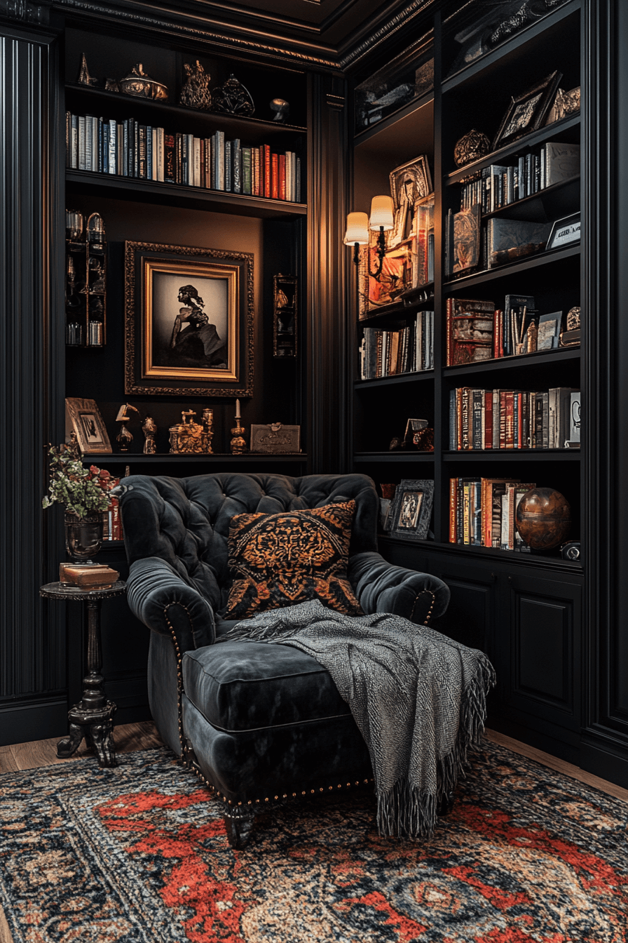 29 Dark Cozy Living Room Ideas That Make Moody Feel Welcoming 24