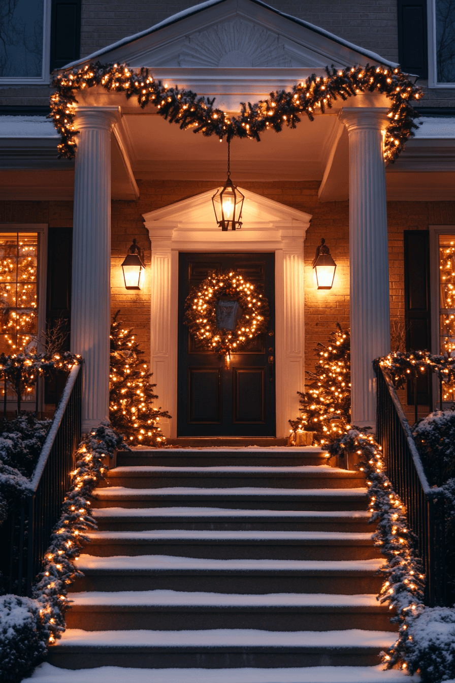 29 Christmas Porch Decorating Ideas to Welcome the Holidays in Style 🌟 24