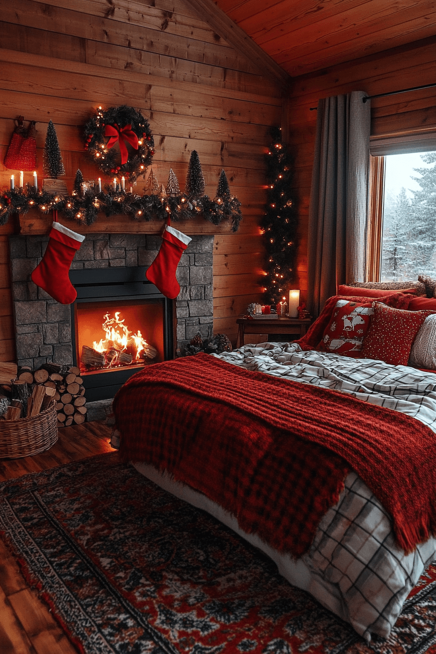 29 Christmas Bedroom Decor Ideas for a Cozy & Festive Retreat 26