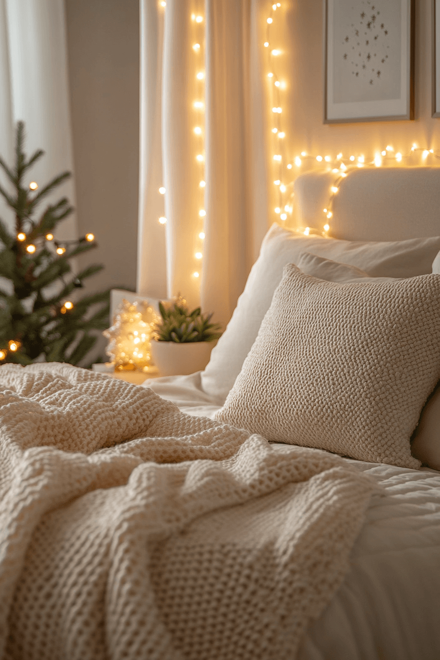 29 Christmas Bedroom Decor Ideas for a Cozy & Festive Retreat 28