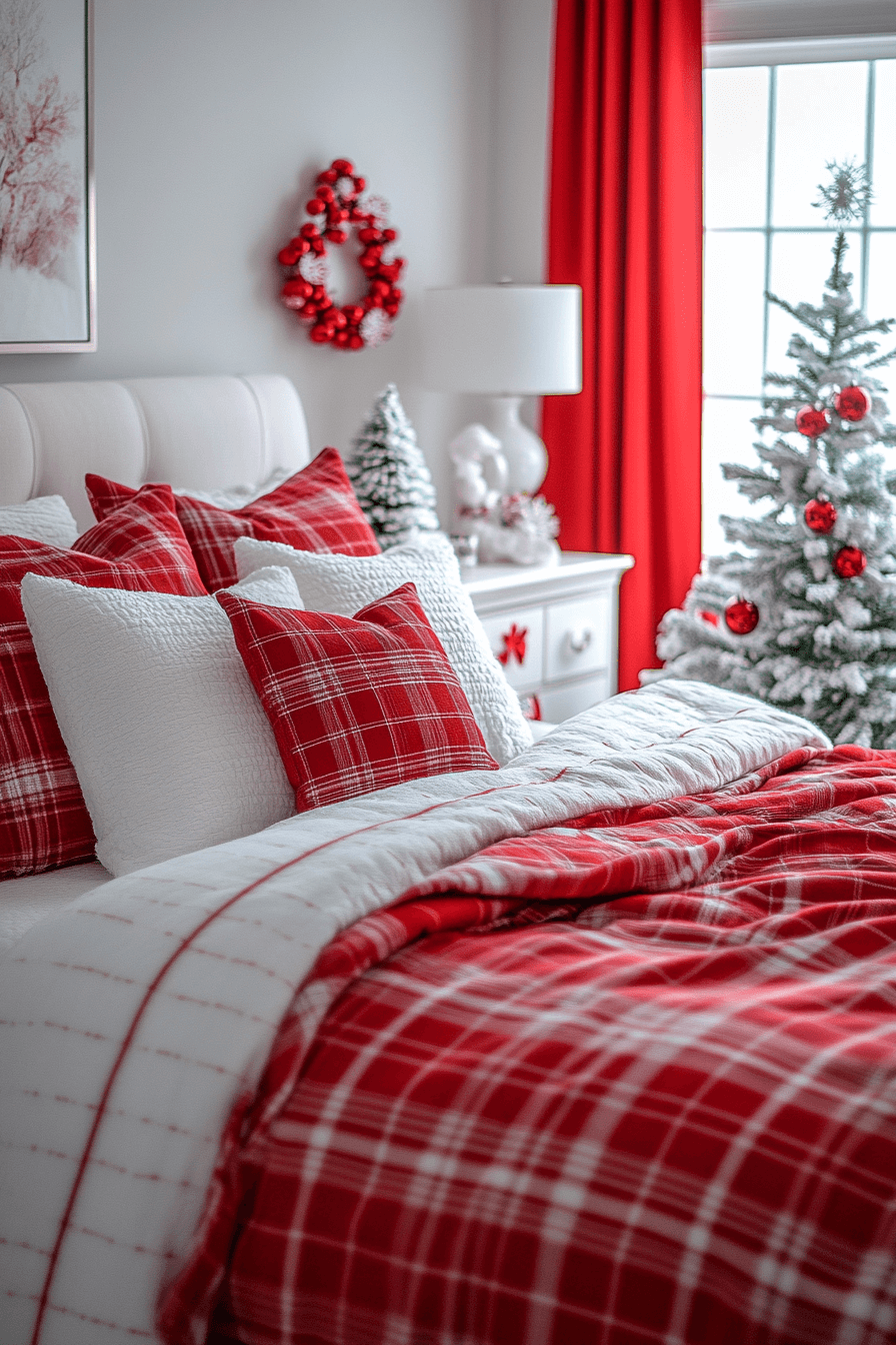 29 Christmas Bedroom Decor Ideas for a Cozy & Festive Retreat 3